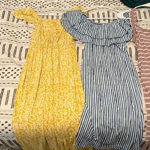 Four womens maternity dresses